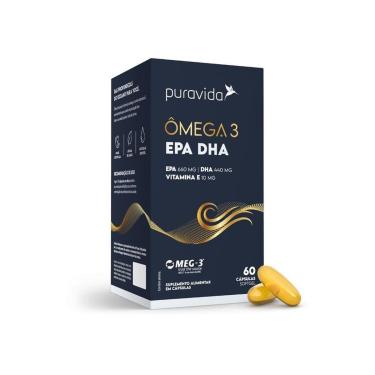 Imagem de Ômega 3 Novo EPA DHA (60caps) - Pura Vida-Unissex