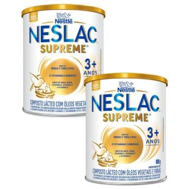 Imagem de Kit 2 Neslac Supreme Composto Lácteo 800g