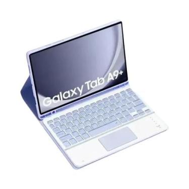 Imagem de Capa Com Teclado Para Samsung Galaxy Tab A9 plus S6 Lite A7 A8 A9 S7 S