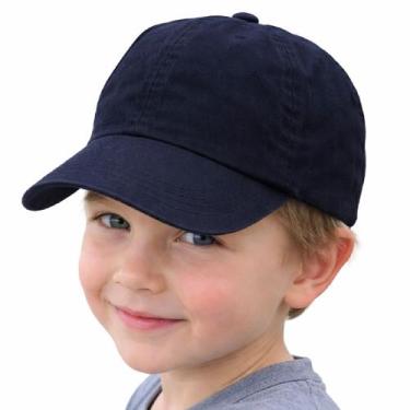 Imagem de Boné Infantil Masculino Feminino Lavado Liso Tecido Premium - Original