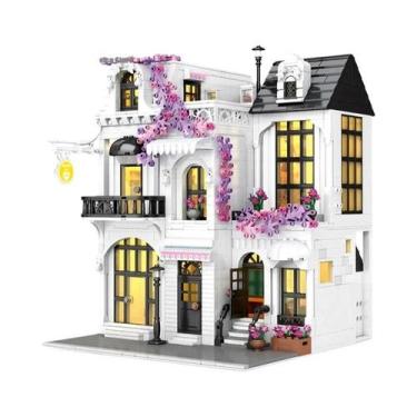 Imagem de Blocos De Construção De Arquitetura Europeia, Brinquedo De Tijolos Par