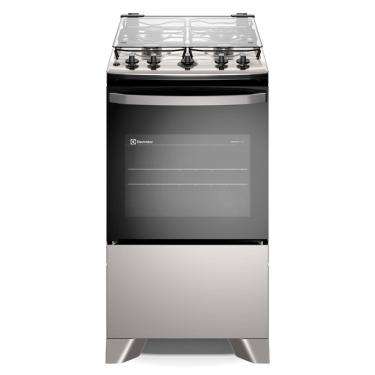 Imagem de Fogão 4 Bocas à Gás Electrolux FE4IG Acendimento Automático Mesa de Inox PerfectCook Pr...