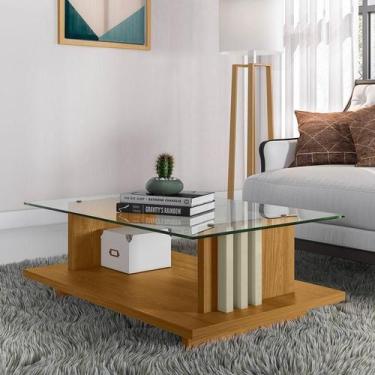 Imagem de Mesa de Centro Frizz Ambiente Cumaru Opala - Madetec