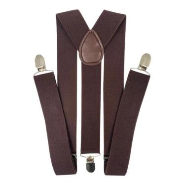 Imagem de Suspensórios Masculino Feminino Largo Plus Size Gg Ajustavel - RPires,