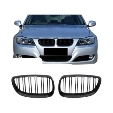 Imagem de Grelhas De Carbono Preto Fosco Para BMW E92 E93 M3 2006-2009, Grelha F