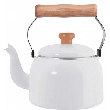 Imagem de Chaleira Esmaltada Branco 1,8 L Ewel Linha Ágata - 152-003