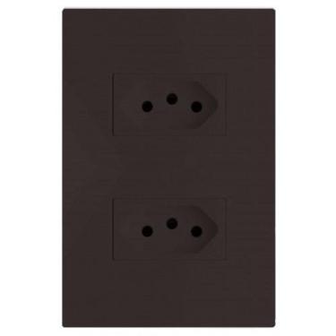 Imagem de Kit Tomada Dupla 20A 4X2 Brs12182-7Ch