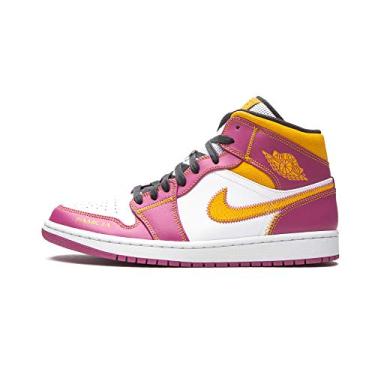 Imagem de Nike Air Jordan 1 Mid DOD Mens Trainers DC0350 Sneakers Shoes (UK 7 US 8 EU 41, White University Gold 100)