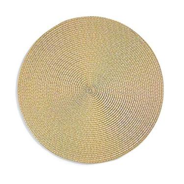 Imagem de Copa&Cia Luna Jogo Americano Redondo, Amarelo (Sun), 38 cm