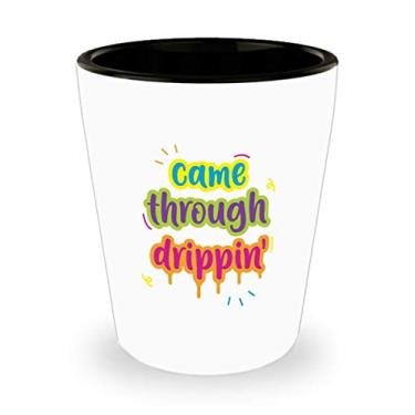 Imagem de Copo de tiro com pingos – ideia de de Natal