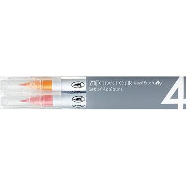 Imagem de ESTOJO ZIG PEN REAL BRUSH C/04 PALE COLORS RB 6000AT 4VA