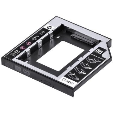 Imagem de Adaptador Caddy Para Hd Ou Ssd Gaveta Dvd Notebook Sata 12.7mm Ac-127