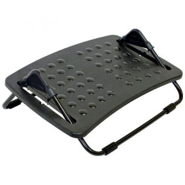 Imagem de Apoio Ergonômico Para Pés Regulável Em Mdf Multivisão Preto