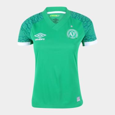 Imagem de Camisa Chapecoense I 21/22 s/n° Torcedor Umbro Feminina-Feminino
