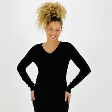 Imagem de Blusa Facinelli Lã Gola V Feminina-Feminino