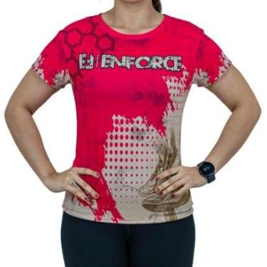 Imagem de Camisa Academia Treino UV Enforce Feminina Rosa-Feminino