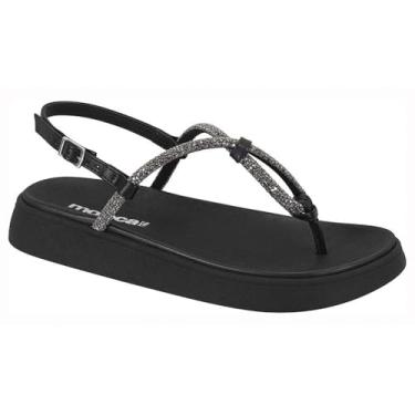 Imagem de Sandalia Moleca 5499.100 Papete Dedo Plataforma Flatform Feminino