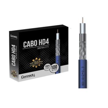 Imagem de Cabo Cftv Hd 3mm - Hd4 - Premium - Rolo 100 Metros - CPRO