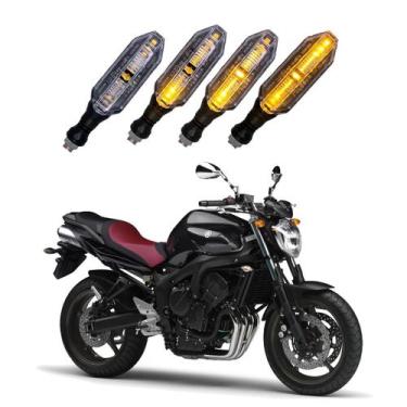 Imagem de Kit 4 Setas Sequenciais Pisca de Led Modelo P26S Para Moto FAZER 600 2
