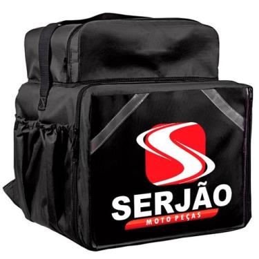 Imagem de Mochila Motoboy Bolsa Bag Delivery Pizza Entrega Aplicativo Preta Expa