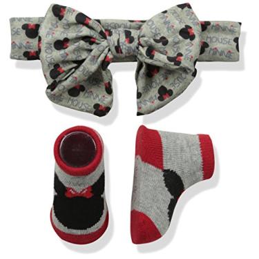 Imagem de Disney Minnie Mouse para bebês meninas, Faixa de cabeça cinza, 1 Count (Pack of 1)