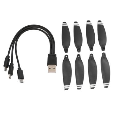 Imagem de Lâminas de Hélices de Drone para Mini Série para E88 E58, Lâminas de Drone Profissionais de Baixo Ruído, Acessórios Leves de Substituição de Asas de Hélice