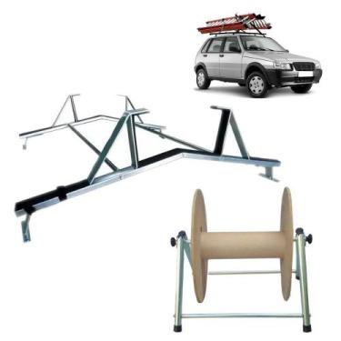 Imagem de Rack Porta Escadas E Cavalete Fiat Uno Todos 2 E 4 Pts - Rack Escada