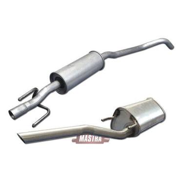 Imagem de Kit Escapamento Abafador + Traseiro Prisma 1.4 8v 2009 2011 - ScapJá