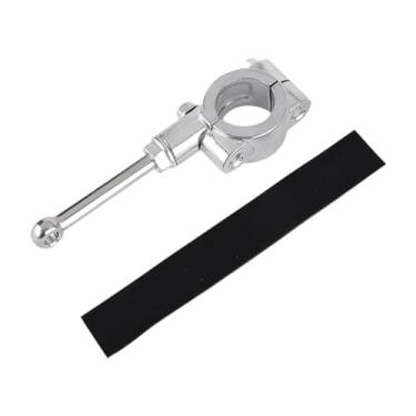 Imagem de Aymzbd Suporte Parte Suporte de Motocicleta Extensão Ciclismo Descanso Metal Bicicleta Suporte Antiderrapante único Braço Extensão, prateado