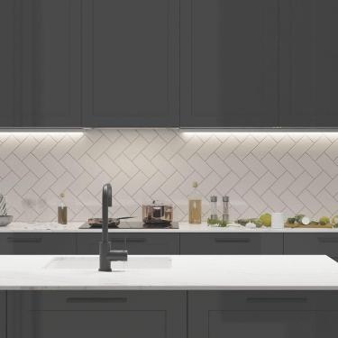 Imagem de Perfil De Sobrepor Taschibra Para Fita De Led Apex 24 Com 2 Metros Preto