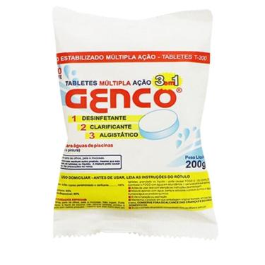 Imagem de Tabletes Multipla Acao 3 Em 1 200G Genco