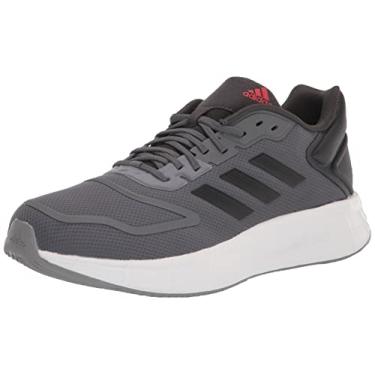 Imagem de adidas Tênis de corrida masculino Duramo Sl 2.0, Cinza/preto/vermelho vívido, 42