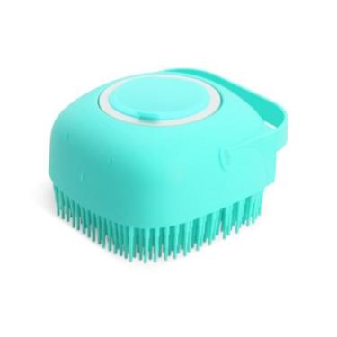 Imagem de Lava Pelo Pet Escova Banho Cachorro Gato Dispenser Shampoo - Shower