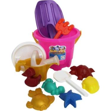 Imagem de Baldinho De Praia Kit Aventura No Castelo 20Cm(S - Rei Do Balde