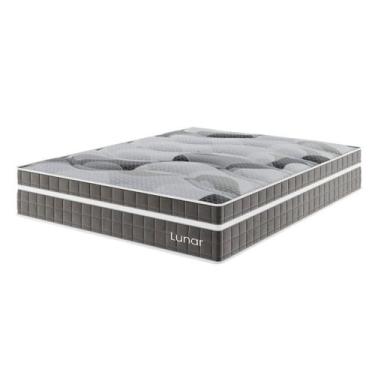 Imagem de Colchão Mola Ensacada Queen Size 33x158x198cm Lunar Cinza - Casa Giuli