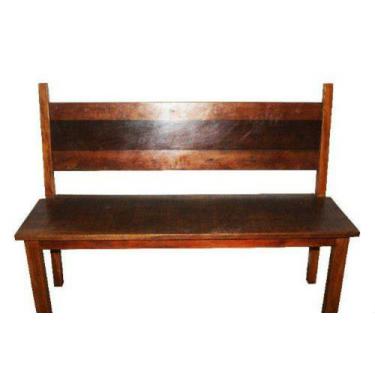 Imagem de Banco Rústico Norman Em Madeira De Demolição - Cód 2094 - Barrocarte