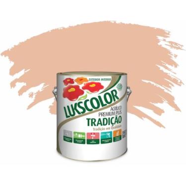 Imagem de Lukscolor  tinta latex acrilica 3,6l perfumada varias cores, Pessego