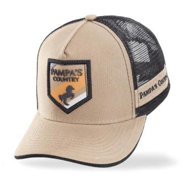 Imagem de Boné Cavalo Trucker Bege Claro Lançamento - Pampas Country, Bege claro