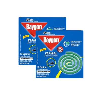 Imagem de Kit 20 Repelente Espiral Baygon