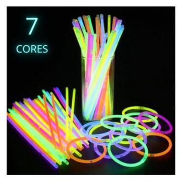 Imagem de Pulseiras Neon  50 Unidades para Iluminar a Festa! - Silverplastic