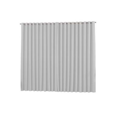 Imagem de Cortina Blackout Liso 5 Metros X2,80m Blecaute Bloqueia 100% - Essênci