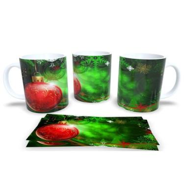 Imagem de Canecas de Porcelana Personalizadas Arvore de Natal - Estampa Sublimad
