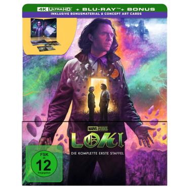 Imagem de Loki - Staffel 1 UHD BD (Lim. Steelbook): 4K Ultra HD Blu-ray + Blu-ray / Steelbook / Staffel 01