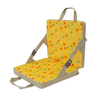 Imagem de Kokiya Cadeira dobrável para, cadeira de acampamento, cadeira de praia, para quintal, academia, estádio, Amarelo