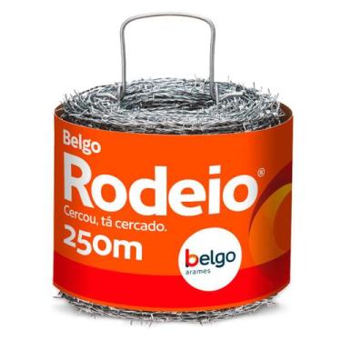Imagem de Arame Farpado Belgo Rodeio Rolo 250m