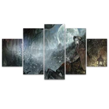 Imagem de Quadro Decorativo em Mosaico MDF Bloodborne Doll 115x60cm - Império da