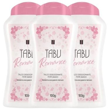 Imagem de Kit 3 Talco Desodorante Perfumado Tabu Romance 100G - Dana - Dana Cosm