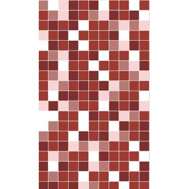 Imagem de Papel de Parede Pastilha Vinho Banheiro Cozinha Adesivo PA 08 - IC DEC