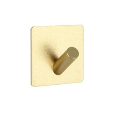 Imagem de Gancho de Parede Autocolante Dourado Cabide Para Banheiro - Bisou Papi