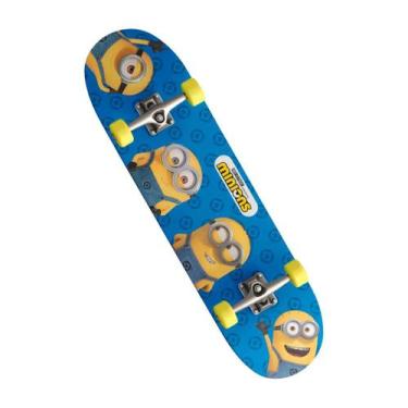 Imagem de Skateboard Infantil 31" Minions Azul Meu Malvado Favorito - RicBrinc